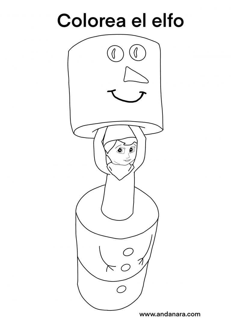 Dibujos navideños para colorear